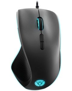 ماوس الألعاب Lenovo Legion M500 RGB Ergonomic - 16000 نقطة في البوصة، مستشعر PixArt، إضاءة RGB ثلاثية المناطق