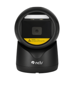 ماسح الباركود NCTS NLO4 Omni أحادي/ثنائي الأبعاد - ماسح سطح مكتب CMOS بدون استخدام اليدين، واجهة USB وRS-232، مؤشر LED أحمر، دقة 3 مل