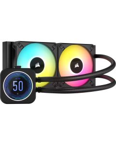 CORSAIR iCUE H100i ELITE LCD XT Display Liquid CPU Cooler Black