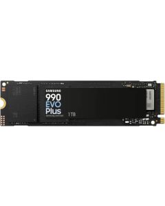 قرص SSD Samsung 990 EVO Plus M.2 2280 NVMe سعة 1 تيرابايت (MZ‑V9S1T0BW) - PCIe4.0/5.0، سرعة قراءة 7150 ميجابايت/ثانية، سرعة كتابة 6300 ميجابايت/ثانية