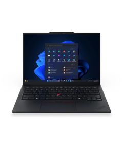 لابتوب لينوفو ThinkPad E14 الجيل السابع بمعالج Intel Core Ultra 7 255H، ذاكرة RAM بسعة 16GB، سعة تخزين SSD 512GB، بطاقة رسومات إنتل، شاشة 14 بوصة بدقة WUXGA، لوحة مفاتيح إنجليزية وعربية، اللون أسود، نظام التشغيل ويندوز 11 برو