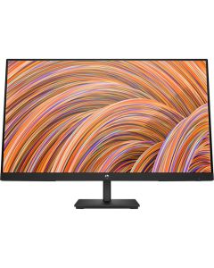 شاشة HP مقاس 27 بوصة بدقة FHD معدل تحديث 60 هرتز وأوقات استجابة 5 مللي ثانية مع لوحة IPS وتصميم حافة صغيرة من 3 جوانب VGA HDMI أسود