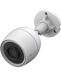 كاميرا أمان خارجية واي فاي EZVIZ 1080p 2MP، طراز CS-H3C-R100-1K2WF، مع رؤية ليلية بالأشعة تحت الحمراء وكشف شكل الإنسان بالذكاء الاصطناعي للمراقبة المنزلية CCTV