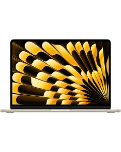  أبل ماك بوك إير 13 بوصة بشاشة Retina سائلة، شريحة M4 بمعالج 10 نوى ومعالج رسوميات 10 نوى، ذاكرة RAM بسعة 24GB، سعة تخزين SSD 512GB، لوحة مفاتيح إنجليزية، اللون ستارلايت