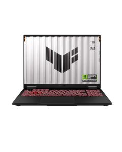 ابتوب الألعاب Asus TUF A16 FA608PM-9161W – معالج AMD Ryzen 9 8940HX، ذاكرة RAM بسعة 16 جيجابايت، تخزين SSD بسعة 1 تيرابايت، كرت شاشة NVIDIA RTX 5060 بسعة 8 جيجابايت، شاشة WUXGA مقاس 16 بوصة، لوحة مفاتيح إنجليزية وعربية، اللون Jaeger Grey، نظام التشغيل Win