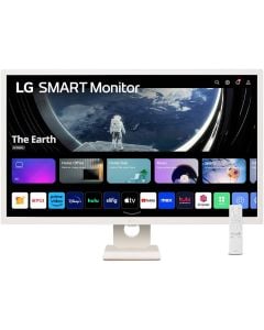 LG Smart Monitor 32 Inch 32SR50F Full HD with web OS 1920 x 1080 IPS 60Hz Refresh Rate 8ms Response Time White