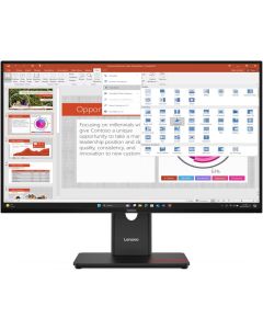Lenovo ThinkVision Monitor 27 inch T27-40 FHD IPS Display 1920 x 1080 120Hz Refresh Rate 4ms Response Time 4-Sided Ultra Thin Black 