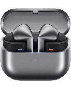 Samsung Galaxy Buds3 Pro Wireless Bluetooth Earbuds with Galaxy AI Adaptive Noise Control, Hi-Fi Sound, 360 Audio-Silver