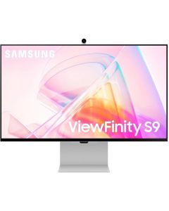 شاشة سامسونج ViewFinity S9 S90PC الذكية مقاس 27 بوصة 5K 5120 x 2880 معدل التحديث 60 هرتز وقت الاستجابة 5 مللي ثانية وضع توفير العين 5 مللي ثانية بدون وميض USB Hub بلوتوث WiFi5 مكبر صوت 5 وات × 2 فضي