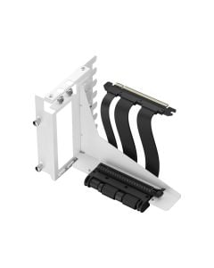 Fractal Design FD-A-FLX2-002 Flex 2 PCIe 4.0 White Mount Kit – Premium PCIe Riser & GPU Vertical Mount Accessory