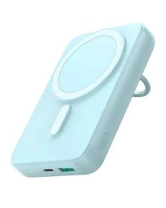 Joyroom-W050 20W Magnetic Wireless Power Bank with Ring Holder 10000mAh-Blue
