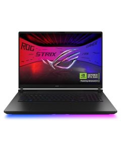 لابتوب الألعاب أسوس ROG Strix SCAR 18 G835LX-SA047W بمعالج Intel Ultra 9 275HX، ذاكرة عشوائية 64 جيجابايت، سعة تخزين 4 تيرابايت SSD، بطاقة رسومات NVIDIA RTX 5090 بسعة 24 جيجابايت، شاشة 18 بوصة بدقة 2.5K، لوحة مفاتيح إنجليزية/عربية، اللون الأسود، نظام التش