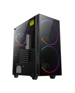 GAMEMAX Black Hole ATX Gaming Case with 200MM Fan