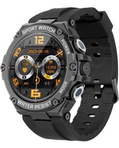 Promate Round Screen Fitness Tracker Smartwatch with BT Calling