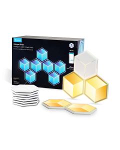 لوحات إضاءة Govee Glide Hexagon Ultra 7 Pack H606AC81 - لوحات حائط LED RGBIC ذكية للألعاب والأجواء المحيطة مع واي فاي وبلوتوث ومزامنة الموسيقى