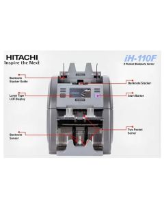 Hitachi IH-110F Cash Counting Machine, Multiple Currency Counting & Detection
