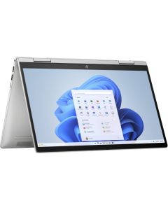 لاب توب إتش بي إنفي X360 14-es1013dx 2 في 1، معالج إنتل كور i5-1230U، ذاكرة رام 8 جيجابايت، تخزين SSD بسعة 512 جيجابايت، بطاقة رسومات إنتل، شاشة 14 بوصة FHD IPS، لوحة مفاتيح إنجليزية، اللون فضي، نظام التشغيل ويندوز 11
