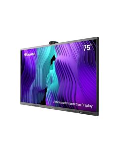 Hisense GoBoard Live Advanced Interactive Display with Integrated 4K Camera, Android 13 OS, Direct-Lit LCD Panel with IR Touch, 350nits Brightness, 15W dual Speakers with 20W Sub, 3x HDMI/ USB-C-75 inch