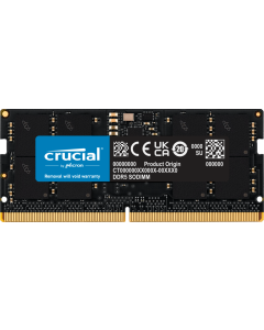 Crucial 16GB DDR5 4800MHz CL40 SODIMM Laptop Memory – CT16G48C40S5
