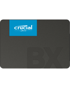 قرص SSD داخلي Crucial BX500 3D NAND SATA مقاس 2.5 بوصة، سرعة قراءة تصل إلى 540 ميجابايت/ثانية، سرعة كتابة تصل إلى 500 ميجابايت/ثانية، تصميم نحيف 7 مم، ذاكرة Micron 3D NAND سعة 240 جيجابايت