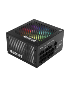 GAMDIAS KRATOS P2-1200G 1200W Fully Modular RGB Power Supply – 80 PLUS Gold Certified, ATX 3.0 & PCIe Gen 5.0 Ready, Native 12VHPWR Connector, 30 ARGB Effects, 120mm Hydraulic Bearing Fan