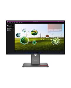شاشة لينوفو ثينك فيجن 27 بوصة P27Q-40 QUD IPS 2560 × 1440 24 هرتز - 120 هرتز معدل تحديث 4 مللي ثانية وقت استجابة فائق 4 جوانب رفيعة للغاية 1 × HDMI 2.0 1 × DP 1.4 أسود