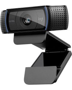 كاميرا ويب لوجيتك C920 HD PRO كاملة الوضوح 1080 بكسل مكالمات فيديو مع صوت ستيريو