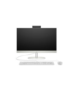 جهاز HP ProOne 245 G10 الكل في واحد بمعالج AMD Ryzen 7 7730U، ذاكرة RAM بسعة 8 جيجابايت، تخزين SSD بسعة 512 جيجابايت، رسومات إنتل، شاشة 23.8 بوصة FHD، لوحة مفاتيح إنجليزية، اللون أبيض، نظام التشغيل (ويندوز 11 معدل)