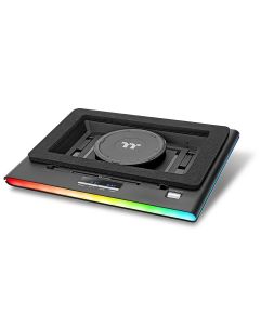 Thermaltake Massive EXTREME CL‑N023‑PL12SW‑A – مروحة تدفق متقاطع 120 مم (800–3500 دورة في الدقيقة)، مستشعر درجة حرارة ذكي، إضاءة RGB، محول عالمي