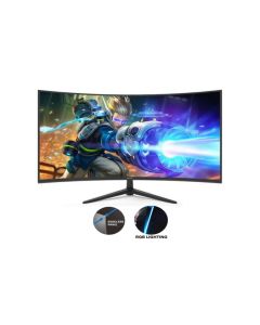 AIWA MD270K-V 27″ Frameless Curved Gaming Monitor VA FHD (1920×1080), 180 Hz, 1 ms, FreeSync Premium