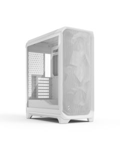Fractal Design Meshify 3 Ambience Pro RGB Mid‑Tower PC Case Clear Tint Tempered Glass White