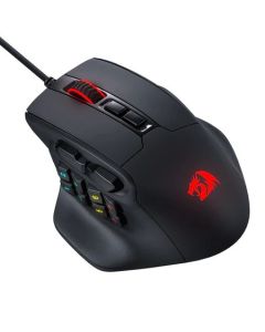 Redragon Aatrox M811-RGB Wired MMO Gaming Mouse, 15 Programmable Buttons, Pixart 3327 Sensor, Up to 12400 DPI, RGB Backlighting