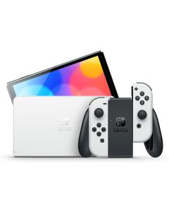 نينتندو سويتش OLED جهاز الألعاب Black & White Joy Con
