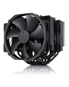Noctua NH-D15 Chromax Black Cpu Cooler Dual-Tower heatsink design and NF-A15 PWM fans
