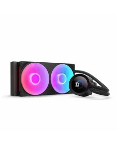 NZXT Kraken Plus 240 RGB V2 Black Cooler  Speed 500 - 2,400 ± 250 RPM per fan Airflow 75.05 CFM per fan