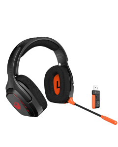 Meetion BTH012 Three-Mode Wireless Gaming Headset, 50mm Drivers, 2.4G Wireless, Bluetooth 5.3, Wired, 1200mAh Battery (45H), Detachable Noise-Cancelling Microphone, Ergonomic Design