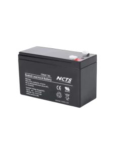 بطارية UPS NCTS1270 12 فولت 7 أمبير/ساعة - بطارية NCTS الأصلية المصنوعة من الرصاص الحمضي المختوم (SLA) لأنظمة UPS وأنظمة النسخ الاحتياطي للطاقة