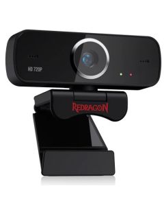 كاميرا ويب Redragon GW600 عالية الدقة بدقة 720 بكسل مع ميكروفونات MEMS مزدوجة ودوران 360 درجة