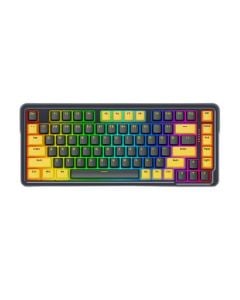 Redragon K649PY-RGB ELF 82-Key Gasket RGB Mechanical Keyboard – Hot-Swap, Sound-Damp Relief Foam, Triple Mode (Wired / BT / 2.4G)