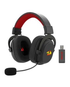 سماعة رأس سلكية للألعاب Redragon H510‑PRO Zeus PRO RGB - صوت محيطي 7.1، مشغلات 53 مم، ذاكرة إسفنجية، ميكروفون قابل للفصل، صندوق تحكم USB