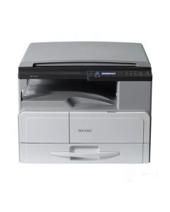 طابعة متعددة الوظائف Ricoh MP 2014AD A3 بالأبيض والأسود، 20 صفحة في الدقيقة، طباعة، نسخ، مسح ضوئي، طباعة على الوجهين، دقة 600 × 600 نقطة في البوصة.