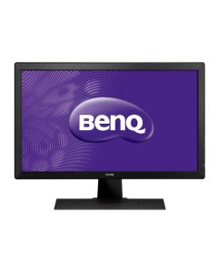 بنكيو RL2455HM شاشة ألعاب احترافية مقاس 24 بوصة بدقة FHD 1920 × 1080 ومعدل تحديث 75 هرتز ووقت استجابة 1 مللي ثانية ومنفذ DVI-D ومنفذ D-Sub ومنفذ HDMI باللون الأسود