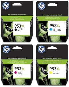 HP 953XL High Yield Full Set (Black, Cyan, Yellow, Magenta) Original Ink Cartridge