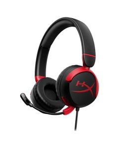  HyperX Cloud Mini Gaming Headset For Ages 8-12  Compatibile with PC PS5 PS4 Xbox Series X&S Xbox One Nintendo Switch and Mobile Flip Mute Microphone Audio Safeguard Rotating Earcup -Wired