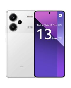 هاتف Xiaomi Redmi Note 13 Pro+ ثنائي الشريحة 5G الذكي 12GB Ram 512GB Moonlight White الإصدار الدولي