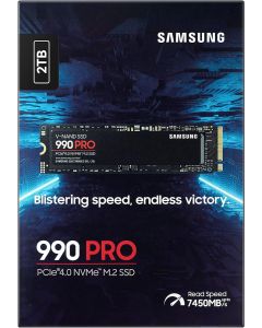 سامسونج SSD داخلي 2 تيرابايت 990 Pro Nvme M.2 MZ V9P2T0BW