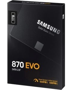 قرص SSD داخلي من سامسونج 870 EVO 2.5 بوصة 77E1T0BW بسعة 1 تيرابايت