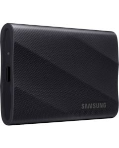 سامسونج SSD محمول T9 سعة 1 تيرابايت بمنفذ USB 3.2 Gen2x2 MU-PG1T0B/WW أسود
