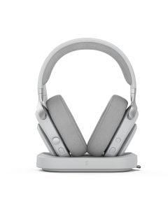 Fractal Design  Scape Light Gaming Headset – 40mm Neodymium Drivers, Noise-Cancelling Detachable Mic, Cross-Platform Compatibility, White LED Accents- FD-HS-SCA1-02