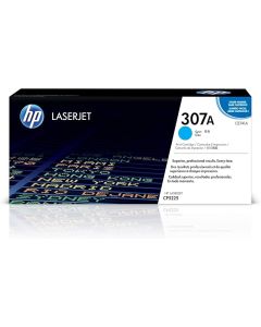 خرطوشة حبر ليزر أصلية HP 307A باللون الأزرق السماوي، رقم CE741A